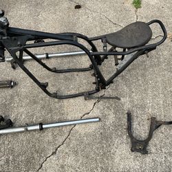 Kawasaki KZ750LTD-4 Partial Basket case Barn Find