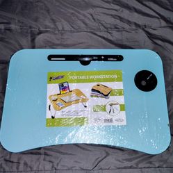 NEW portable workstation for laptop, phone & tablet
