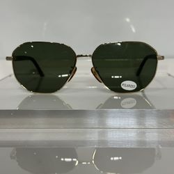 David Beckham 1132FS Large Metal w. custom Polarized G15 Green Sunglasses 