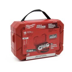 Milwaukee 49-22-4030 General-Purpose Hole Saw Set of 16 Pieces