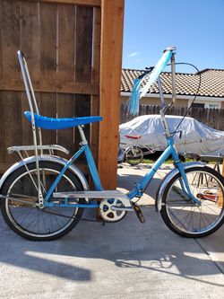 Rare antique vintage folding bike