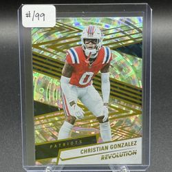 2025 Revolution Fractal #155 Christian Gonzalez #/99