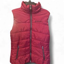 Free Country Women’s Insulated Burgundy  puffer vest large