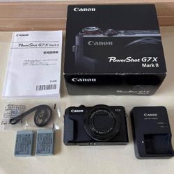 Canon PowerShot  G7 X Mark II 20.1-Megapixel  Digital Camera