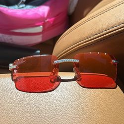 Red Buffs Cartier Shades 