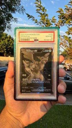 2025 Pokemon Black Bolt Zekrom Ex 172 BWR PSA 10