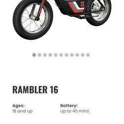  Razor Rambler 16 EBIKE *CHEAP*