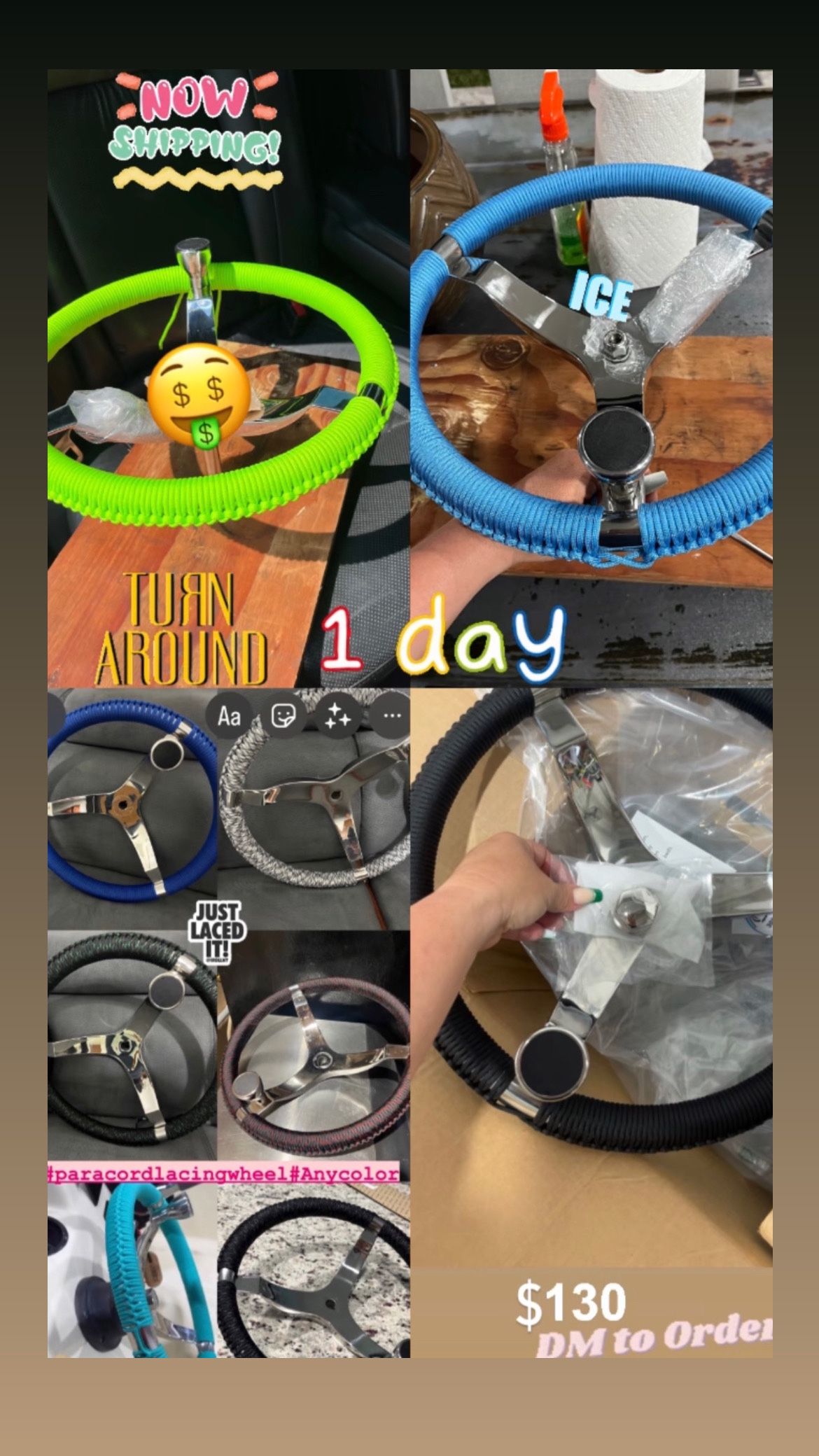 Wheel Paracord Service