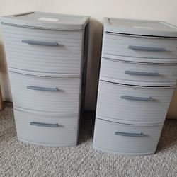 New Storage Drawer Set Of 2 Pcs Set 