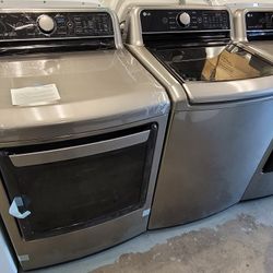 New LG Large Capacity Top Loading Washer And NEW LG Gas Dryer Set 