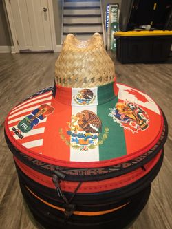World Cup Straw Hat Sombrero Cap Beach Festival Pool Summer Sports tools Lawn Party Gorra