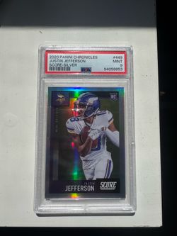 2020 PANINI CHRONICLES JUSTIN JEFFERSON SCORE-SILVER