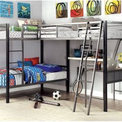 Triple Twin Bunkbed Mattress Sold Separately 