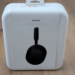 Sony WH-1000XM5 Black Headphones New 