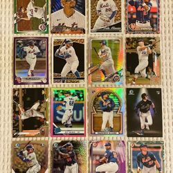 New York Mets 16 Card Baseball Lot! Rookies, Prospects, Refractors, Parallels, Case Hits, Short Prints, Variations & More!