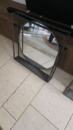 Contemporary metal frame Mirror