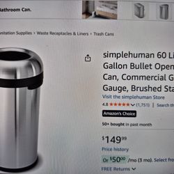 Fantastic  Garbage Can. Mint Condition.Half Price.