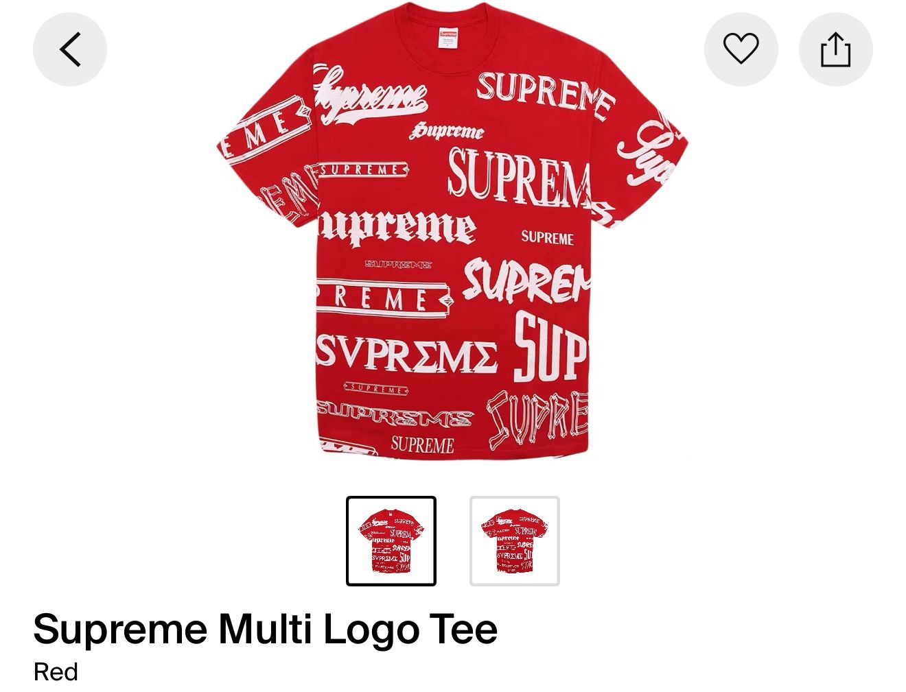 Supreme Tee