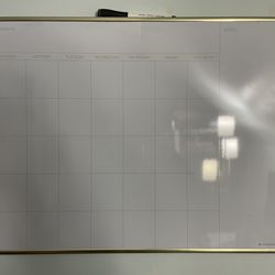 Monthly Wall Calendar Whiteboard