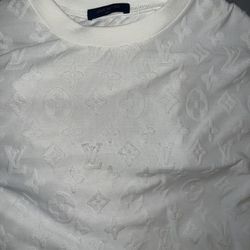 Louis Vuitton White Monogram Tee