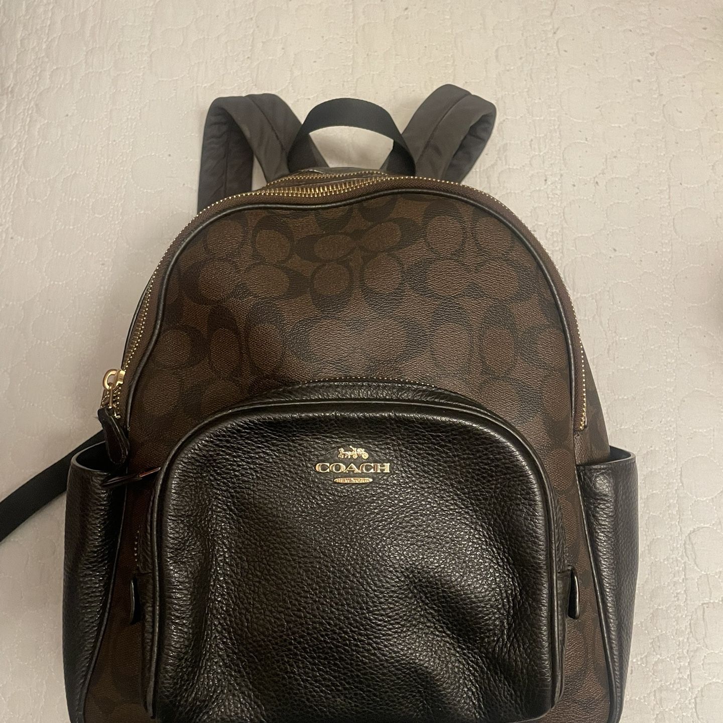 coach backpack women sale Women's Tabby with Quilting Maple One Size : Clothing, Shoes & Jewelry Refined pebble leather Inside zip and multifunction pockets Double zip closure fabric lining Handle with 2 1/4 drop Outside zip pocket Adjustable shoulder straps 10 3/4 (L) x 12 1/2 (H) x 4 3/4 (W) Style No. Amazon Coach Backpack Purses Coach