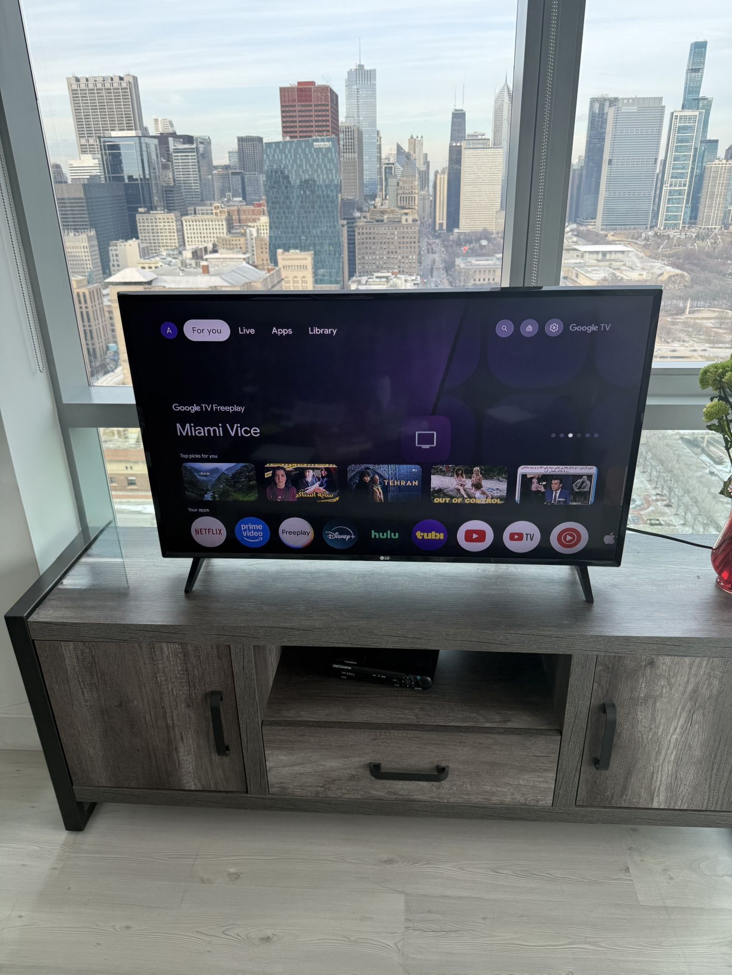 LG -43" Smart TV Class UP7 Series LED UHD with Remote