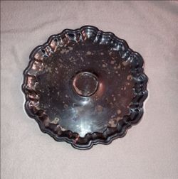 Vintage Silver Plated Serving Platter (Chips/Dip; Candy; Nuts; Hor d'oeuvres)
