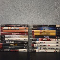 PS3 Video Game Bundle- 20 Games for $80