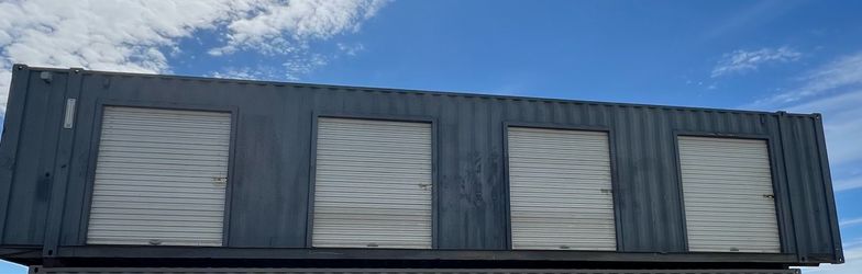 45 FT container with 4 garage