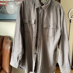 gray Vintage  LL Bean Shirt 
