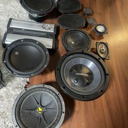 Car Audio Speakers And Subs And Amp