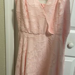 Baby pink dress