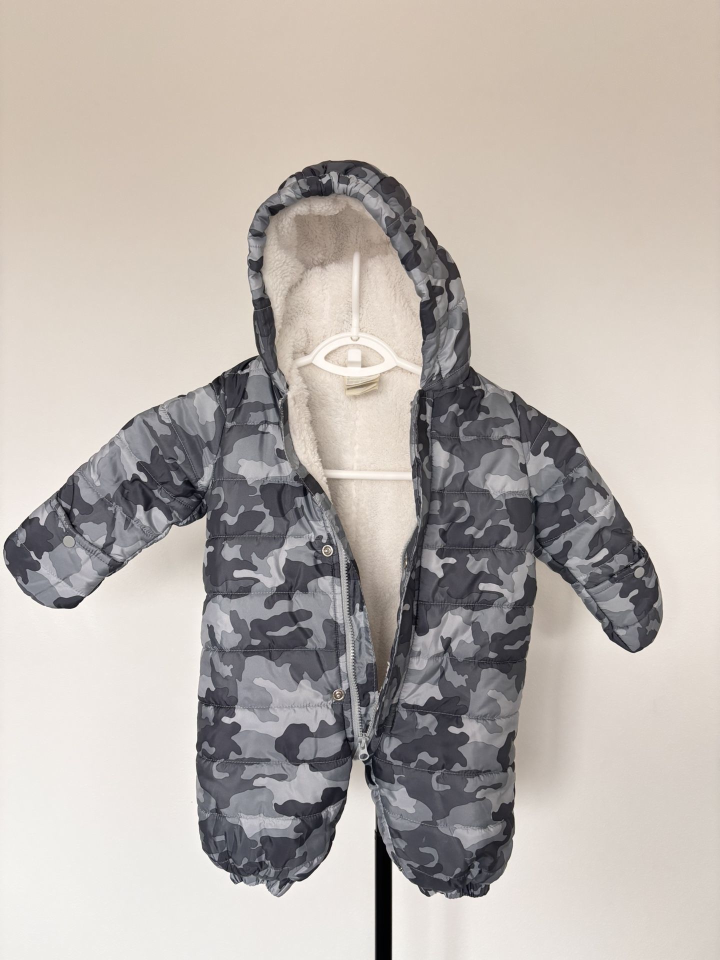 First Impressions Baby Boys Camo Quilted Snowsuit