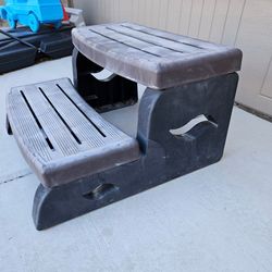 Dura Resin Steps Spa Trailer