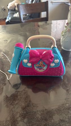 Nickelodeon JoJo Siwa Super Cute Sing Along Karaoke Machine W Microphone Boombox