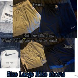 2pair Nike shorts size large,like new $20