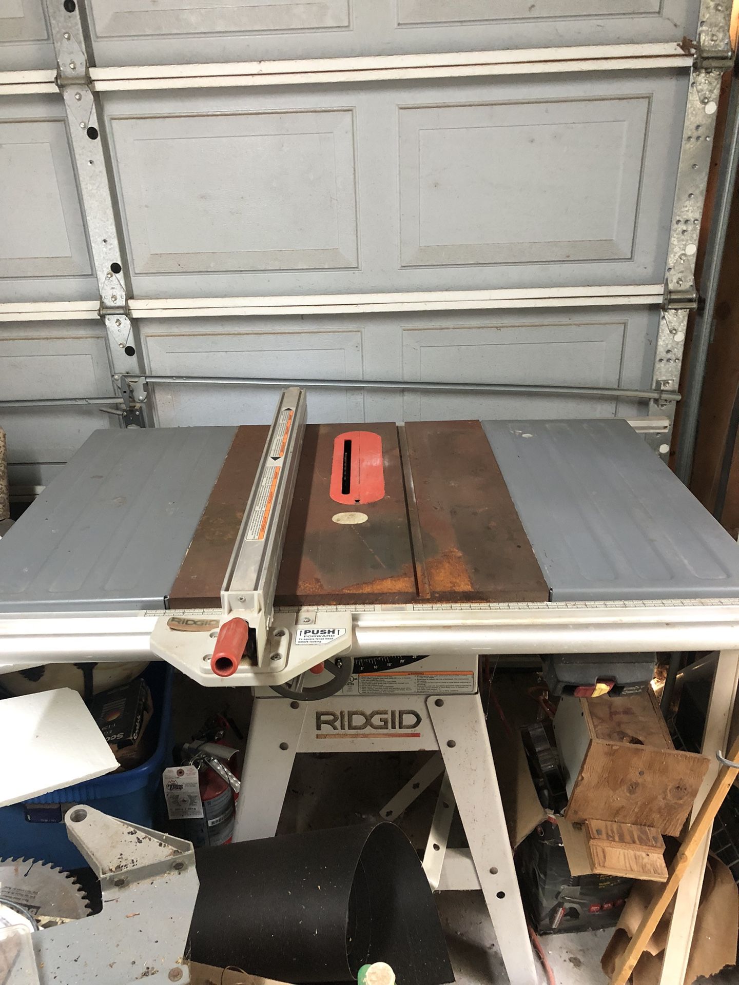 Classic Ridgid TS2412 Table Saw - Very Good Condition
