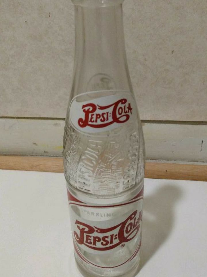 Vintage 1948 Pepsi Cola Double Dot Bottle