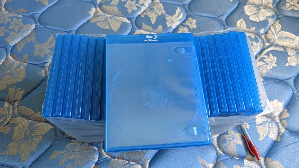 Single Disc Blu-Ray Disc Cases - 25 Pack
