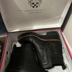 Black Vince Camuto Dendra Booties