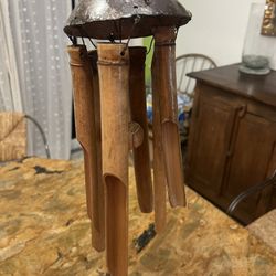One Bamboo Windchime 