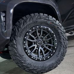 ON-Sale FUEL 20x10 wheels & 35x12.50-20 AMP TIRES AT RT or MT For truck & Suv (We Finance)