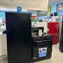 GE Refrigerator And Stove