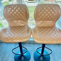 2 High End Modern Barstools
