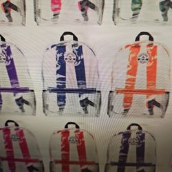 Clear Backpacks SCHOOL APPROVED