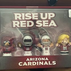 Arizona Cardinals NFL Football Fisher Price Little People Collector Figure Set