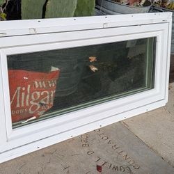 New Milgard Window Vinyl Casement Crank Out 36"x16" NOS 35 1/2" X 15 1/2"