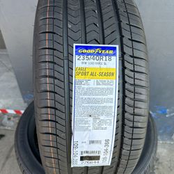 235/40/18 New set Of Goodyear Tires Installed 