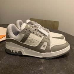 LV Trainers Grey/White Sz 44 (US 10.5)