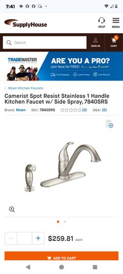 Kitchen faucet